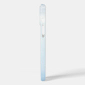 Winter Sneeuw sprankelend zwart en wit Case-Mate iPhone Case (Achterkant / Links)