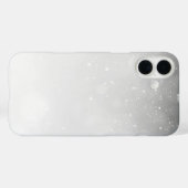 Winter Sneeuw sprankelend zwart en wit Case-Mate iPhone Case (Achterkant (horizontaal))