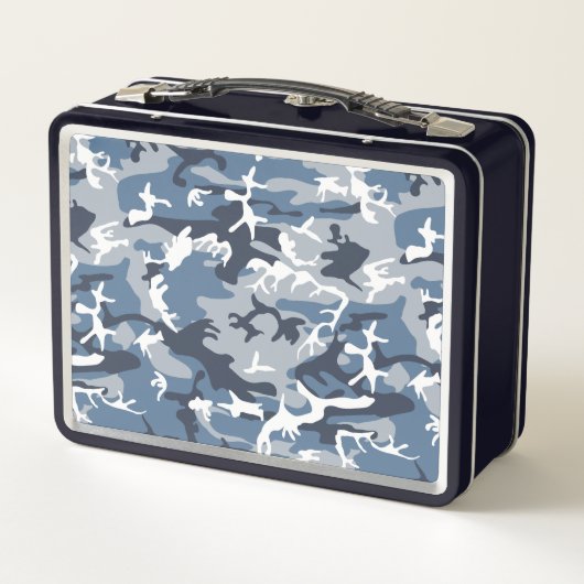 Winter Sneeuwblauwe Camouflage, Militair, Leger (Achterkant)