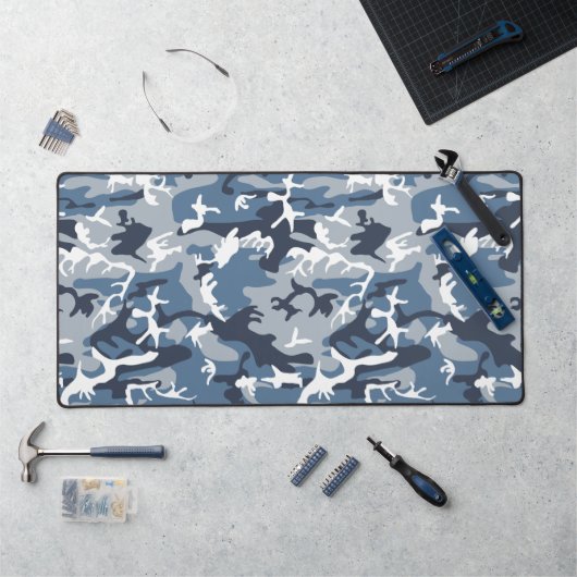 Winter Sneeuwblauwe Camouflage, Militair, Leger Bureaumat (Werkstation)