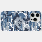 Winter Sneeuwblauwe Camouflage, Militair, Leger Case-Mate iPhone Case (Achterkant (horizontaal))