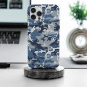 Winter Sneeuwblauwe Camouflage, Militair, Leger Case-Mate iPhone Case
