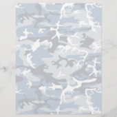 Winter Sneeuwblauwe Camouflage, Militair, Leger Flyer (Voorkant)