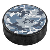 Winter Sneeuwblauwe Camouflage, Militair, Leger Hockey Puck (3/4)