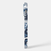 Winter Sneeuwblauwe Camouflage, Militair, Leger iPhone Hoesje (Linkerkant)