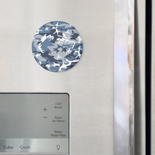 Winter Sneeuwblauwe Camouflage, Militair, Leger Magneet (Insitu (Koelkast))