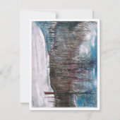 Winter Sneeuwbomen Scene Groet (Voorkant)