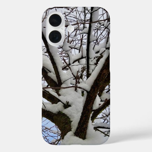 Winter Sneeuwboom Kroon Foto - Case-Mate iPhone Case (Achterkant)