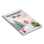 Winter Sneeuwdag Notitieboek (Rechterzijde)