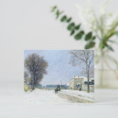 Winter, sneeuweffect, 1876 briefkaart (Staand voorkant)