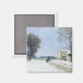 Winter, sneeuweffect, 1876 magneet (Voorkant / Achterkant)
