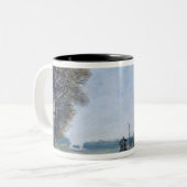 Winter, sneeuweffect, 1876 tweekleurige koffiemok (Voorkant links)