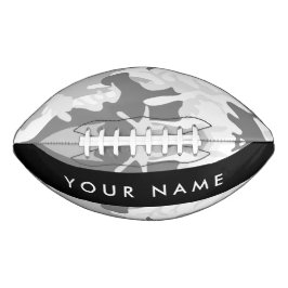 Winter Sneeuwgrijs Camouflage Jouw naam Personalis American Football