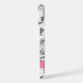 Winter Sneeuwgrijs Camouflage Jouw naam Personalis iPhone Hoesje (Linkerkant)