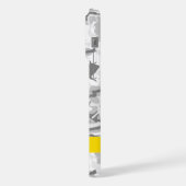 Winter Sneeuwgrijs Camouflage Jouw naam Personalis iPhone Hoesje (Linkerkant)