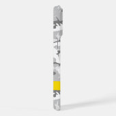 Winter Sneeuwgrijs Camouflage Jouw naam Personalis iPhone Hoesje (Rechterkant)