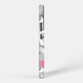 Winter Sneeuwgrijs Camouflage Jouw naam Personalis Samsung Galaxy Hoesje (Rechterkant)