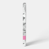 Winter Sneeuwgrijs Camouflage Jouw naam Personalis Samsung Galaxy Hoesje (Linkerkant)