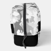 Winter Sneeuwgrijs Camouflage Jouw naam Personalis Toilettasje (Rechts)