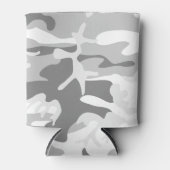 Winter Sneeuwgrijze camouflage, Militair, Leger Blikjeskoeler (Voorkant)