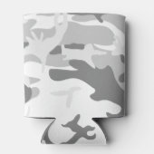 Winter Sneeuwgrijze camouflage, Militair, Leger Blikjeskoeler (Achterkant)