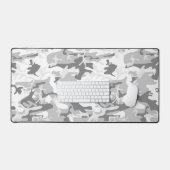 Winter Sneeuwgrijze camouflage, Militair, Leger Bureaumat (Keyboard & Muis)