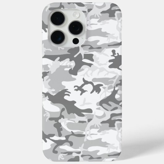 Winter Sneeuwgrijze camouflage, Militair, Leger Case-Mate iPhone Case (Achterkant)