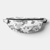 Winter Sneeuwgrijze camouflage, Militair, Leger Heuptasje (Liggend)