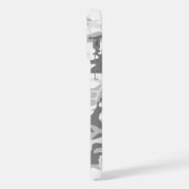 Winter Sneeuwgrijze camouflage, Militair, Leger iPhone Hoesje (Linkerkant)