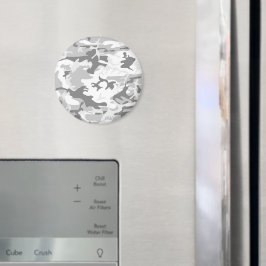 Winter Sneeuwgrijze camouflage, Militair, Leger Magneet