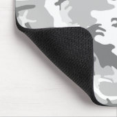 Winter Sneeuwgrijze camouflage, Militair, Leger Muismat (Hoek)