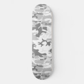 Winter Sneeuwgrijze camouflage, Militair, Leger Persoonlijk Skateboard (Voorkant)