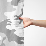 Winter Sneeuwgrijze camouflage, Militair, Leger Sjaal<br><div class="desc">Elegant,  stijlvol en verfijnd wintersneeuw camouflagepatroon in grijze en witte kleur. Modern en trendy cadeau,  perfect voor de militaire minnaar in je leven.</div>