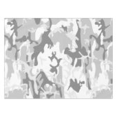 Winter Sneeuwgrijze camouflage, Militair, Leger Tafelkleed (Voorkant (Horizontaal))