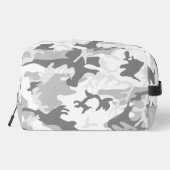 Winter Sneeuwgrijze camouflage, Militair, Leger Toilettasje (Achterkant)