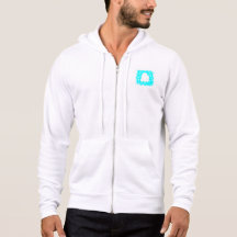 Winter Sneeuwhart Mannen Full-Zip Hoodie
