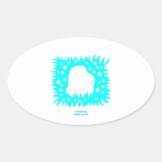 Winter Sneeuwhormoon Sticker (Voorkant)