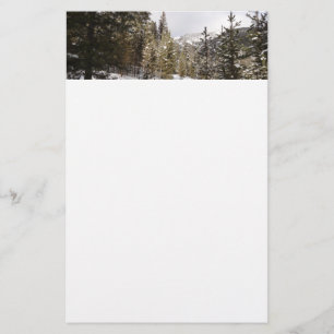 Winter sneeuwlandschap in Montana Briefpapier