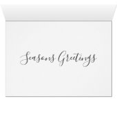 Winter Sneeuwlandschap kerstfoto Persoonlijk (Binenzijde Horizontaal (Onderkant))