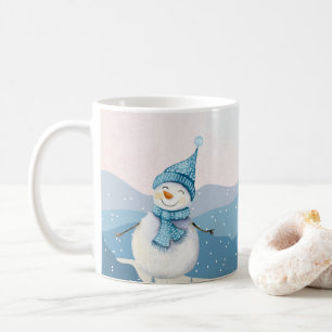 Winter Sneeuwman Hot Drink Mokken