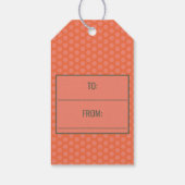 Winter Sneeuwman Kerst Cadeau Label Cadeaulabel (Achterkant)