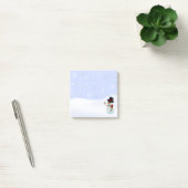 Winter Sneeuwman Met Sneeuwvlokken Post-it® Notes (Kantoor)