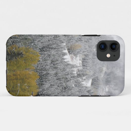 Winter Sneeuwscene Case-Mate iPhone Case (Achterkant (horizontaal))