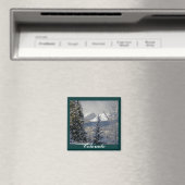 Winter Sneeuwscène, Colorado Magneet (Insitu (Vaatwasser))