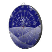 WINTER SNEEUWSCENE DARTBORD (Voorkant Rechts)