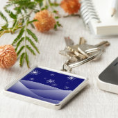 WINTER SNEEUWSCENE SLEUTELHANGER (Zijkant)