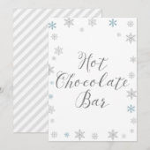 Winter Sneeuwvlok Baby shower Teken Maat 5x7" Kaart (Voorkant / Achterkant)