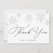 Winter Sneeuwvlok Bedankt (Voorkant)