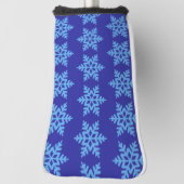 Winter Sneeuwvlok Golf Head Hoesje Golfheadcover (Draai 90)