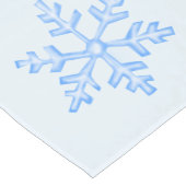 Winter Sneeuwvlok Ijsblauw Korte Tafelloper (Hoek)